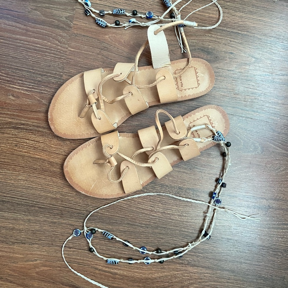 Dolce Vita Tan Leather Sandals